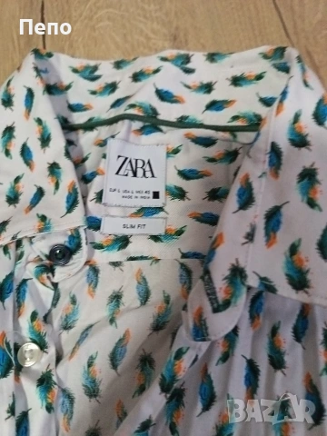 Мъжка риза Zara, снимка 2 - Ризи - 55014853