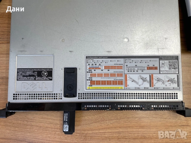 Сървър Dell R630 - 2x E5-2670v3 32GB RAM 2x750W, снимка 8 - Работни компютри - 55228754