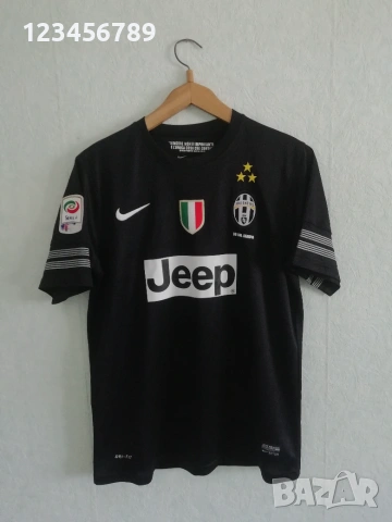 Juventus Vucinic Nike 2012-2013 оригинална тениска Ювентус Вучинич фланелка екип черен , снимка 2 - Тениски - 51528341