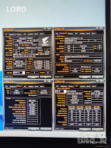 Комплект Ryzen 7 7800X3D, RAM 32GB DDR5 6000, Gigabyte B650 Gaming X AX, Noctua NH U12A, снимка 6 - Процесори - 55478690