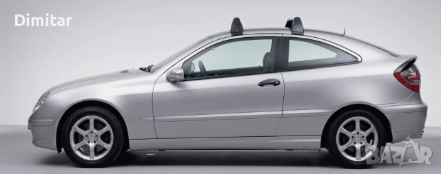 Mercedes w203 Coupe и CLC cl203 - Оригинален багажник за покрив (напречни греди, релси, рейлинг), снимка 6 - Аксесоари и консумативи - 55274271
