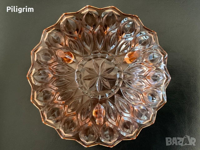 Купа за бонбони «Lausitzer Glas», Германия., снимка 5 - Колекции - 55281572