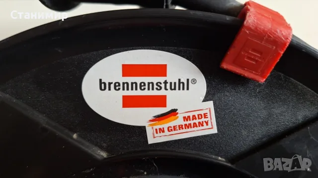 Немска Макара с Кабел Brennenstuhl Garant® 20m (3G2.5) – IP44, снимка 3 - Кабели - 55607308