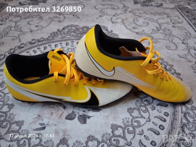 Бутонки Nike Mercurial номер 43 (27.5 см.), снимка 2 - Футбол - 54229272