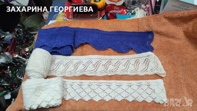Ръчно плетени дантели , снимка 5 - Декорация за дома - 55060949