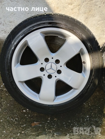 ОРИГИНАЛНИ ДЖАНТИ МЕРЦЕДЕС 17 ЦОЛА , снимка 4 - Гуми и джанти - 54063728