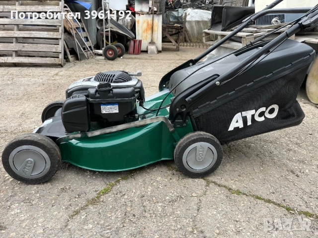 15: Самоходна моторна косачка ATCO 5.6 hp, снимка 3 - Градинска техника - 54103632