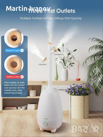 Овлажнител за въздух fohere 5l, снимка 11 - Други стоки за дома - 54644036
