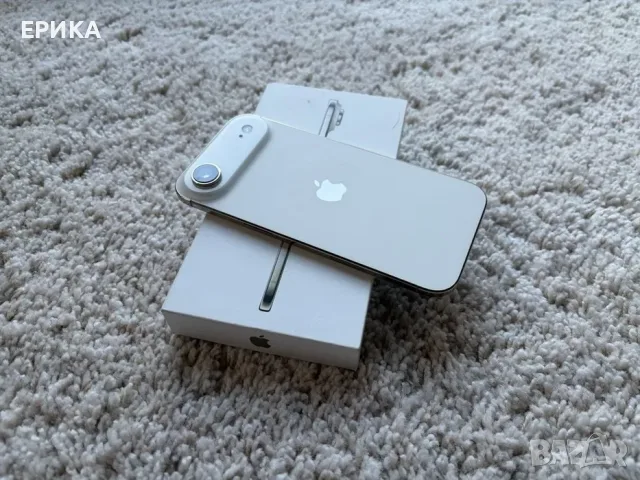 APPLE iPhone AIR 256 GB Cloud White + оригинален Clear MagSafe калъф и зарядно, снимка 3 - Apple iPhone - 55595173