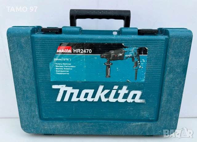 Makita HR2470 - Електрически перфоратор 780W 2.4J перфектен!, снимка 8 - Перфоратори - 54768916