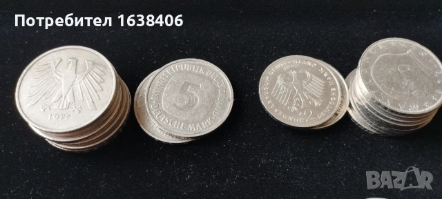 Лот монети Deutsche marks/ Германски марки, снимка 4 - Нумизматика и бонистика - 55263824