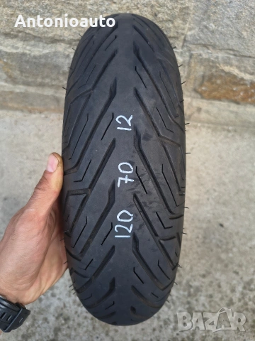 120 70 12 michelin city grip гуми скутер гума предна