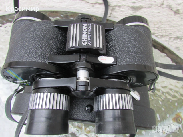 Японски бинокъл Chinon 7-15×35, снимка 5 - Екипировка - 54397993