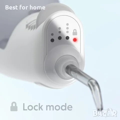 ORDO Hydro Sonic Water Flosser, безжичен, 3 настройки на налягането, бял | Пътен воден флосър, USB , снимка 3 - Медицинска апаратура - 55585378
