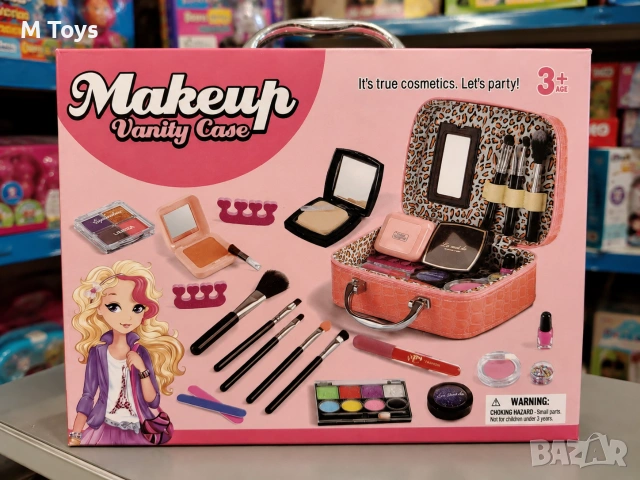 Makeup Vanity Case – Детски комплект за грим!