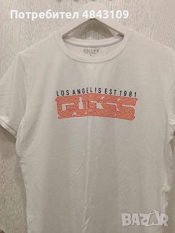 Мъжка тениска Guess, снимка 2 - Тениски - 54730453