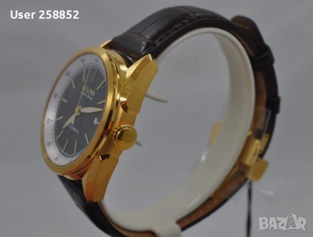 Bulova Accu-Swiss 64B127 Tellaro Автоматичен часовник - нов с кутия и документи, снимка 4 - Мъжки - 54092971