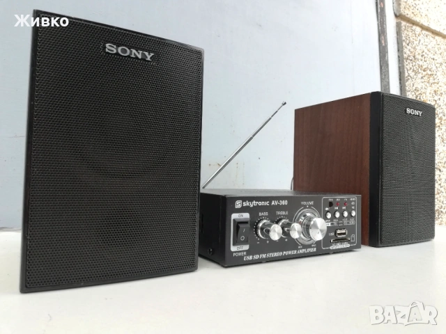 Усилвател USB + тонколони, снимка 5 - Ресийвъри, усилватели, смесителни пултове - 54638405