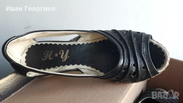 Дамски обувки от естествена кожа