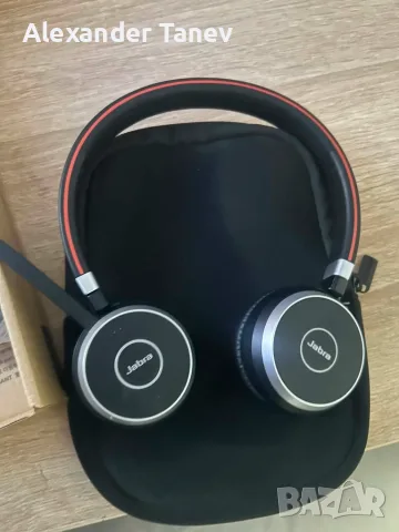 Безжични слушалки Jabra - Evolve 65 SE, черни