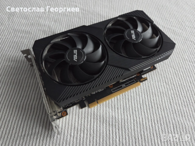ASUS GTX 1660 Super 6GB - Dual OC Mini, снимка 2 - Видеокарти - 55252691