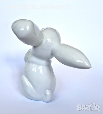 ROSENTHAL - Немски порцелан статуетка порцеланова на смеещ се заек фигура , снимка 10 - Други ценни предмети - 54917526