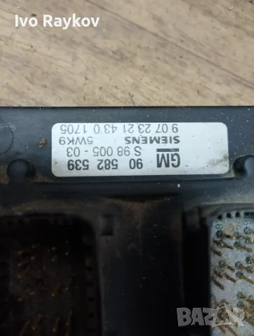 компютър OPEL ASTRA ZAFIRA 1.8 X18XE1 SIEMENS 5WK9 3 120, 5WK93120, GM 90582539 , снимка 7 - Части - 55071202