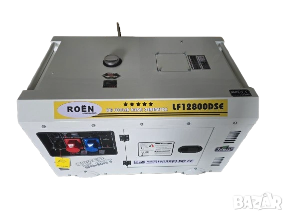 Дизелов генератор за ток Агрегат за ток 13 kW – Трифазен + Монофазен Въздушно охлаждане, снимка 3 - Генератори - 54781252