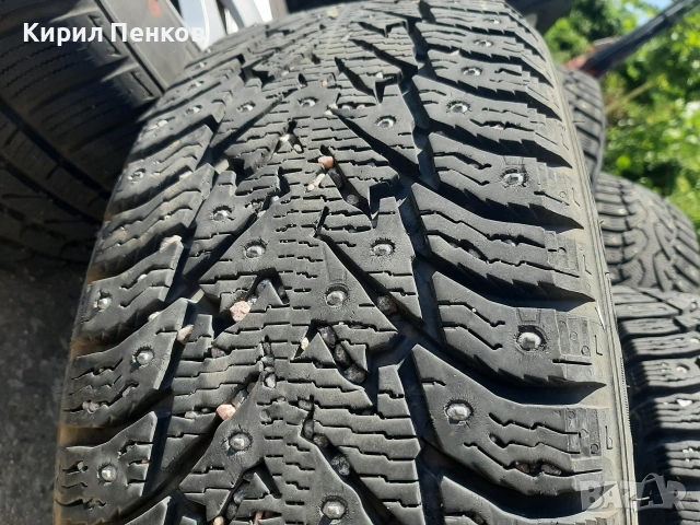 4бр.205/55/16 BRIDGESTONE NORANZA 2 ЗИМНИ С ШИПОВЕ , снимка 3 - Гуми и джанти - 55252083