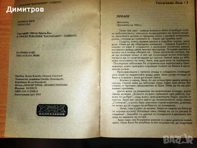 Тексаската Лили Патриша Райс, снимка 3 - Художествена литература - 55467440