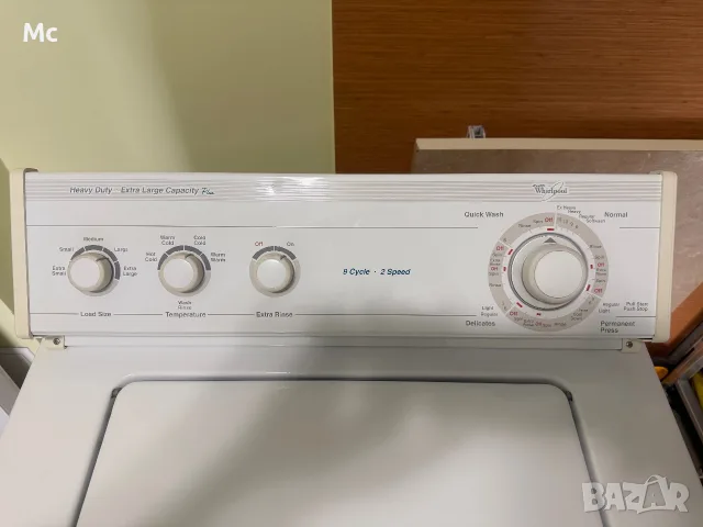 Whirlpool пералня с горно зареждане, снимка 6 - Перални - 55510361