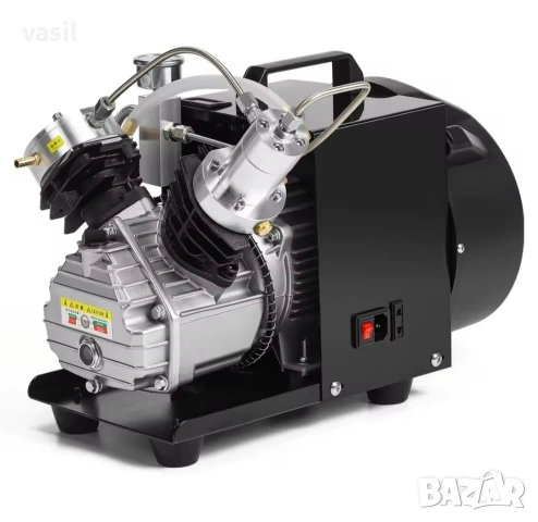 Компресор за високо налягане TUXING TXEDM041 (300Bar / 4500Psi) – За бутилки 3л, 6.8л, 9л, 12л