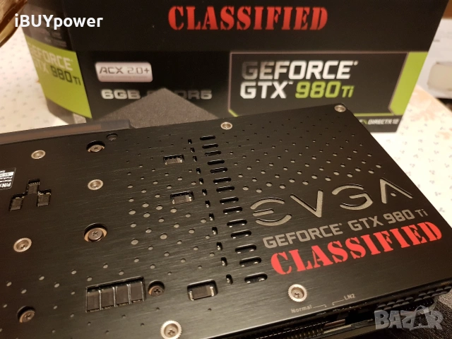 Evga 980ti Classified , снимка 6 - Видеокарти - 54217154