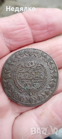 5 куруш,1223/1808г,Махмуд ||,25 година 