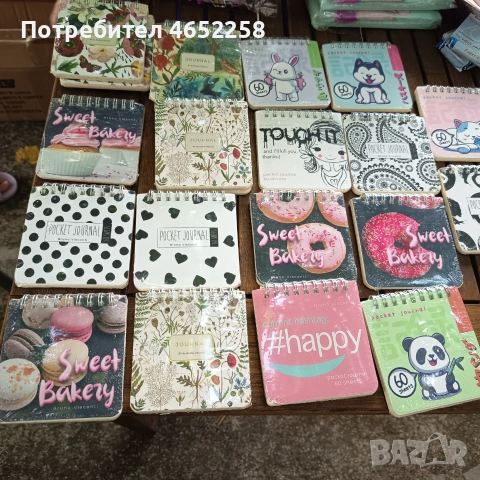 Мини тефтери със спирала