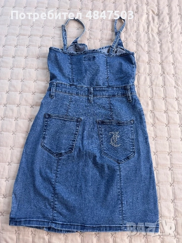 Дънкова рокля Juicy Couture , снимка 3 - Рокли - 55091247