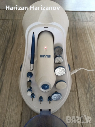 Комплект за маникюр и педикюр с марка Balance, модел KH 111, който включва сушилня за нокти.Като нов, снимка 2 - Друга електроника - 54016137
