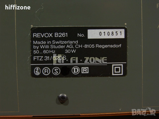 Тунер Revox b-261, снимка 11 - Ресийвъри, усилватели, смесителни пултове - 54942054
