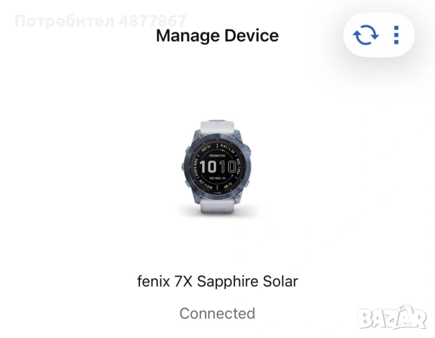 Часовник Garmin 7x Sapphire Solar, снимка 8 - Смарт часовници - 55180652
