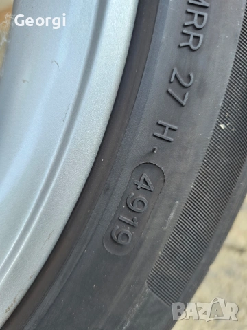 ОРИГИНАЛНИ джанти+гуми 17 ' цола 5x112 57,1 Seat / СЕАТ VW AUDI Skoda 7,J ET54, снимка 5 - Гуми и джанти - 55021040