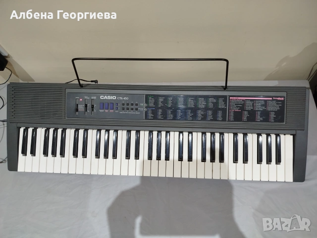 Синтезатор CASIO CTK 450, снимка 8 - Синтезатори - 55011525