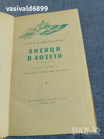 Лион Фойхтвангер - Лисици в лозето 2