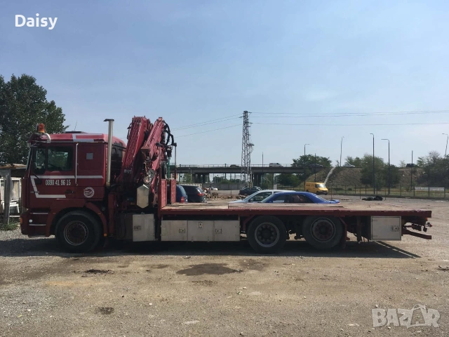 Продавам Камион Ман с кран Ферари, снимка 4 - Камиони - 54496615