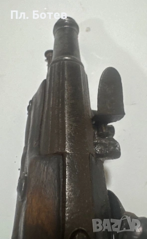 Стар кремъчен пищов, снимка 8 - Антикварни и старинни предмети - 53953079