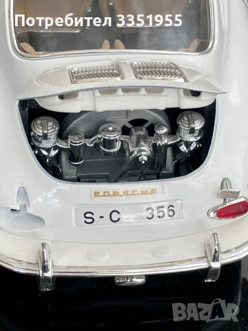 Ретро модел Porsche 356 B 1961 1/18, снимка 8 - Колекции - 54412517