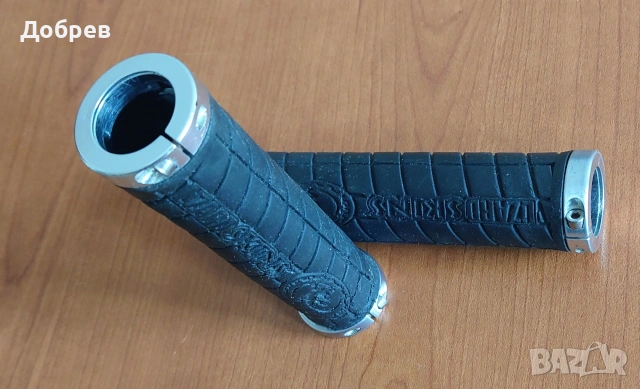 Грипове LIZARD Skins Bat Logo Dual Clamp Lock-On, снимка 4 - Части за велосипеди - 55177556