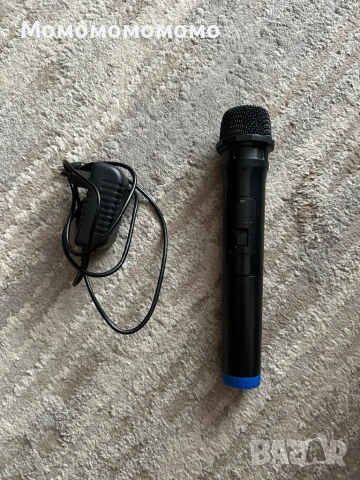 Тонколона с микрофон и зарядно, снимка 3 - Тонколони - 53994671