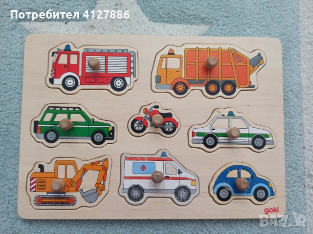 Дървени пъзели Goki, снимка 2 - Игри и пъзели - 54648804