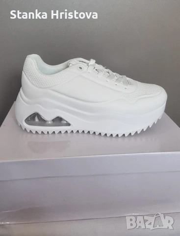 Дамски маратонки от еко кожа. , снимка 2 - Маратонки - 54352040