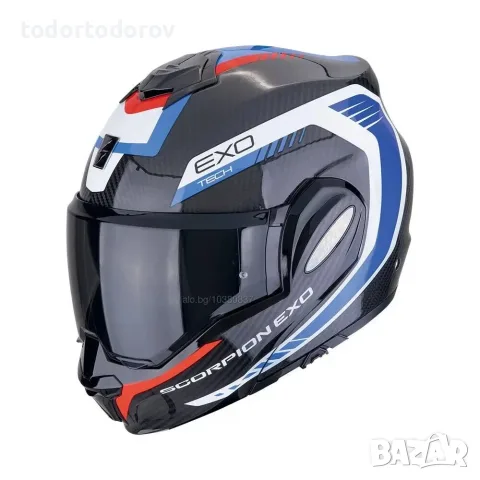Отваряема мото каска SCORPION Exo-Tech Evo Carbon CosyM 57-58см 780.38 лв. / 399 €